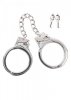 Silver Plated BDSM Handcuffs